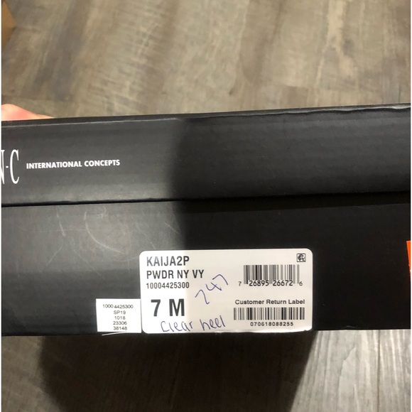 I.N.C International Concepts vinyl high heel - Picture 5 of 6